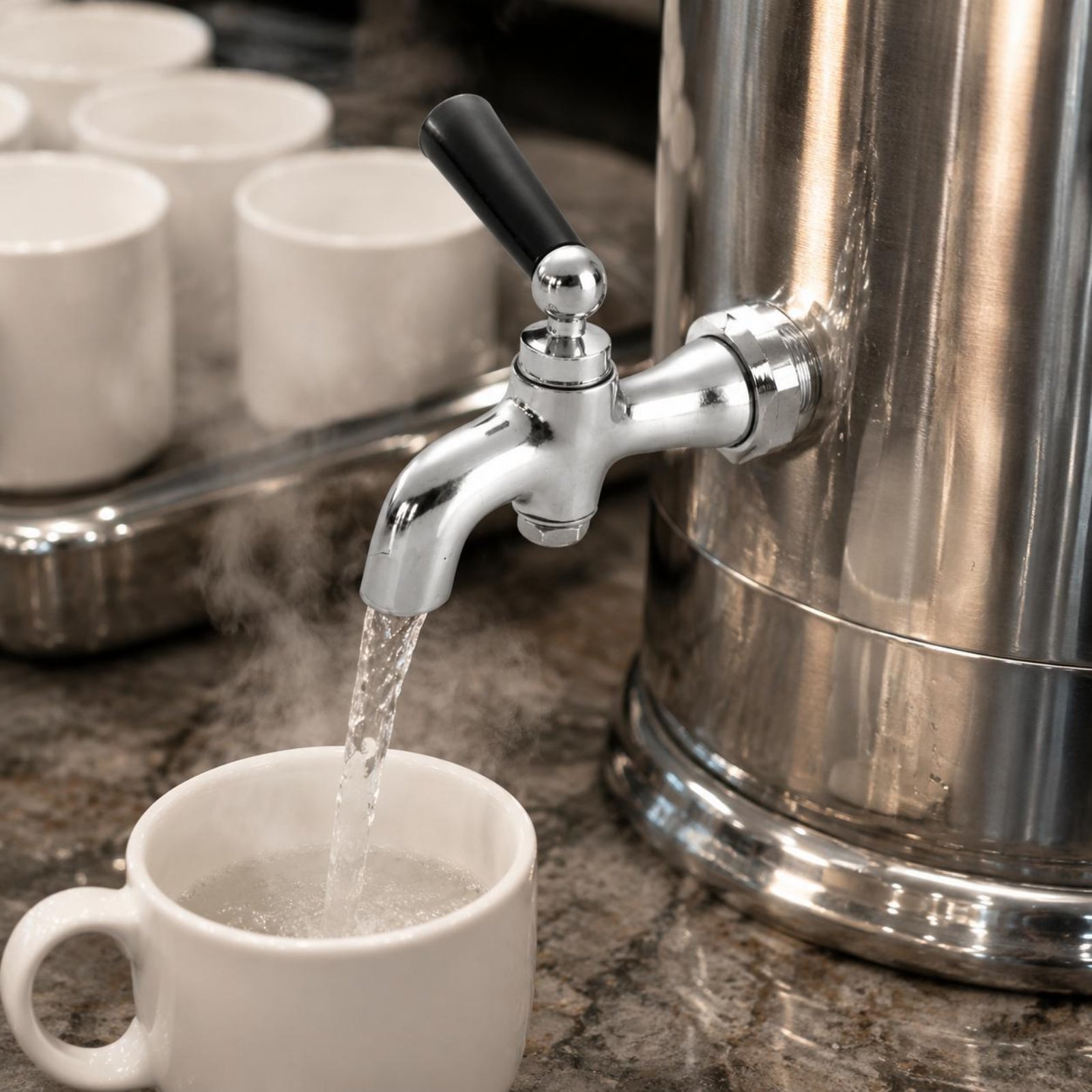 Commercial Kitchen Boiler - Electric Water Boiler Faucet Long-Lasting Hot