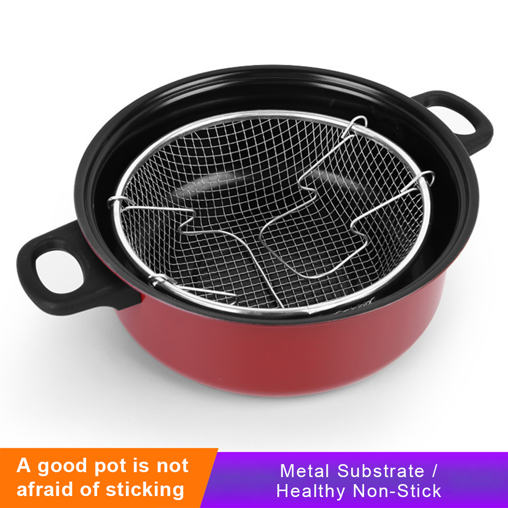 Commercial Kitchen Cooking - Deep Fry Pot Apartment Fryer Nonstick