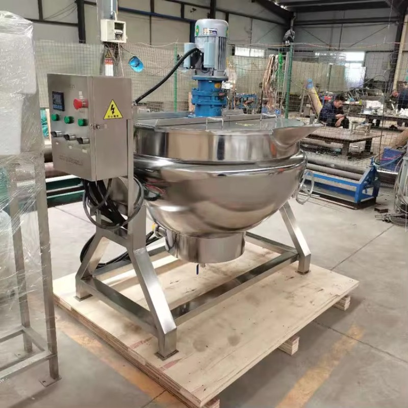 Commercial Kitchen Boiler - Steam Cooking Pot with Tilt Agitator