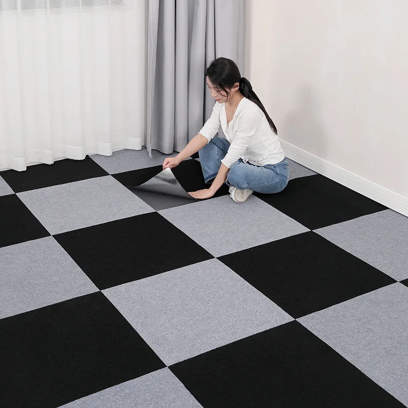 Commercial Kitchen Tiles - 40Pcs Self Adhesive Carpet Mats Floor