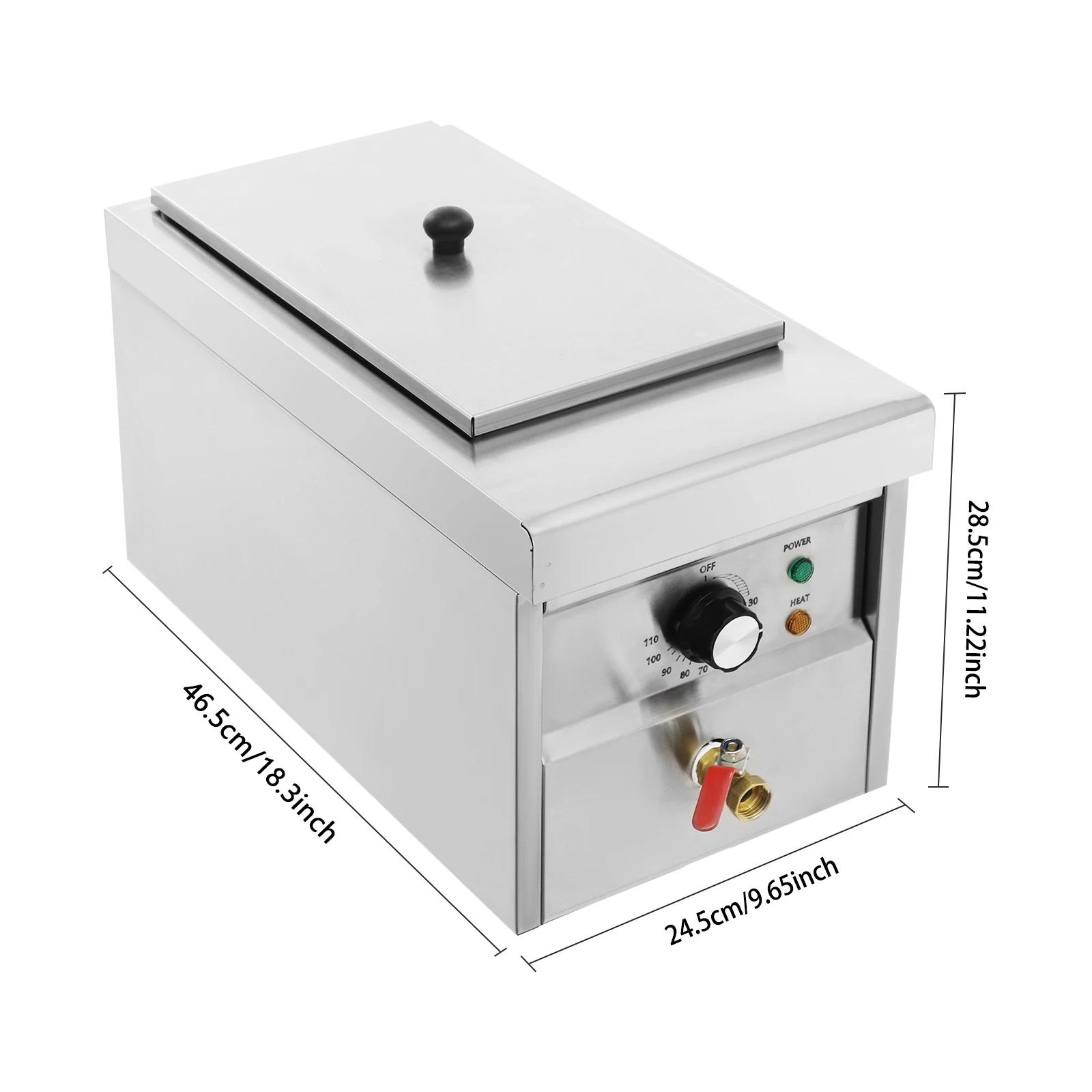 Commercial Kitchen Boiler - Commercial 2-Pan Electric Noodle Cooker 2.38gal
