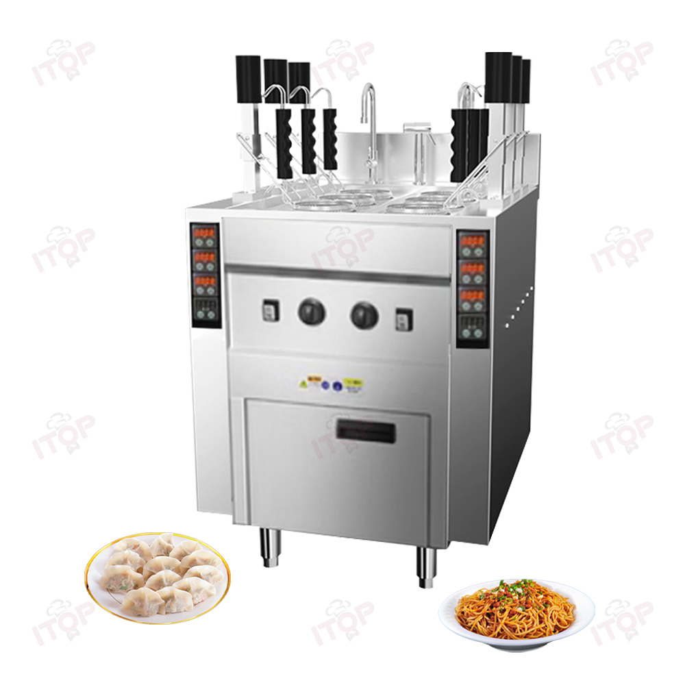 Commercial Kitchen Boiler - Commercial Tabletop Six-hole Electric Noodle Cooking