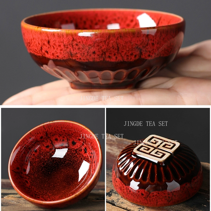 Commercial Kitchen Utensils - 3pcs 50ml Kiln Made Tea Cups