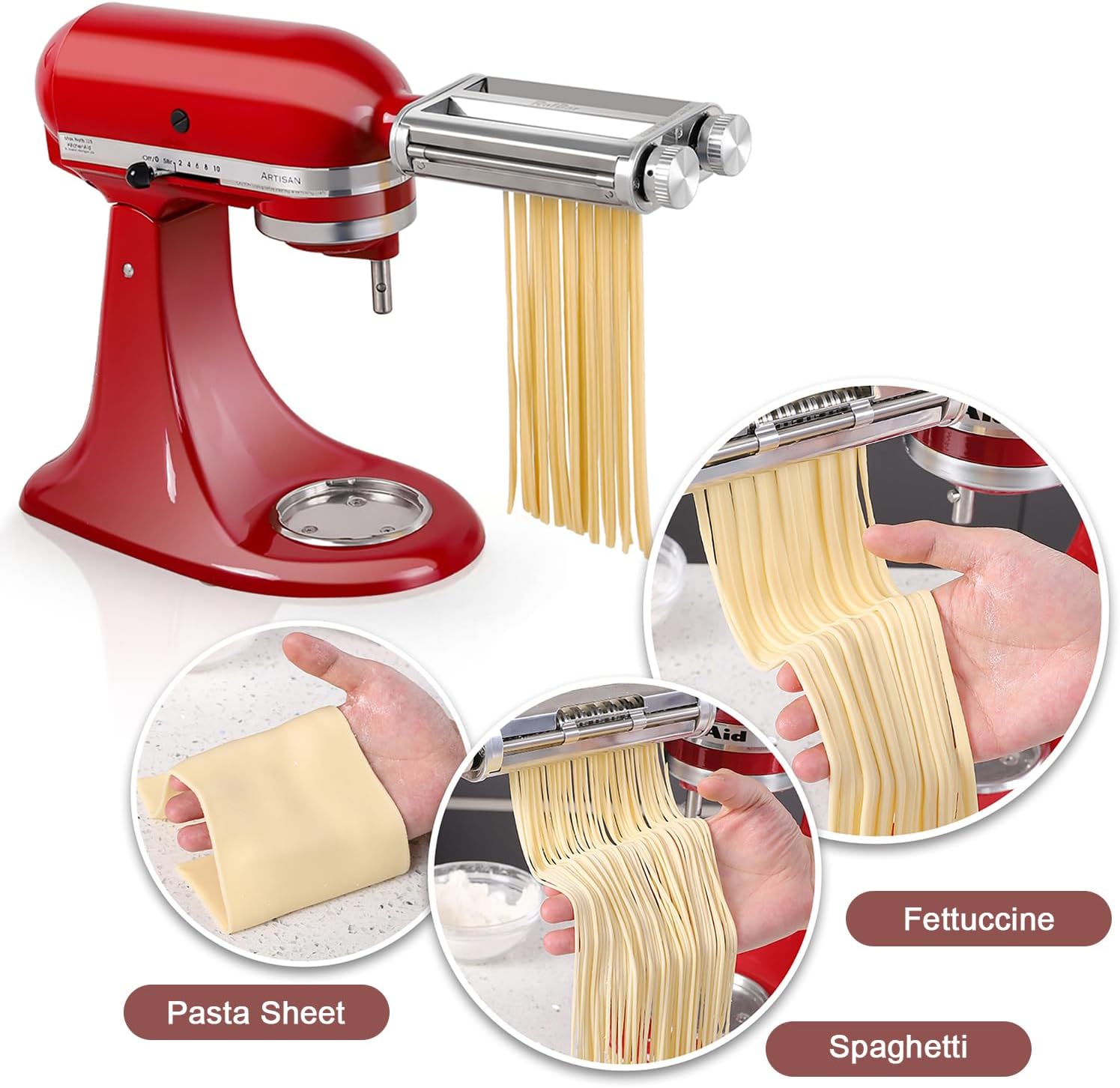 KitchenAid Mixer 3-in-1 Pasta  - огляд і ціна Commercial Kitchenaid