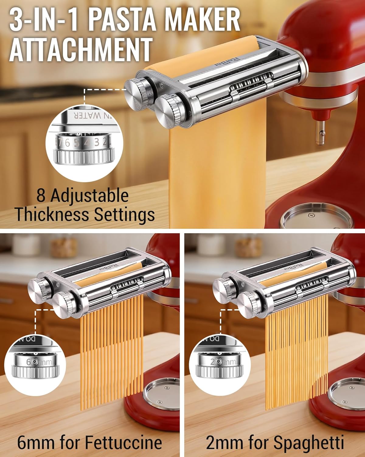 KitchenAid Mixer 3-in-1 Pasta  - огляд і ціна Commercial Kitchenaid