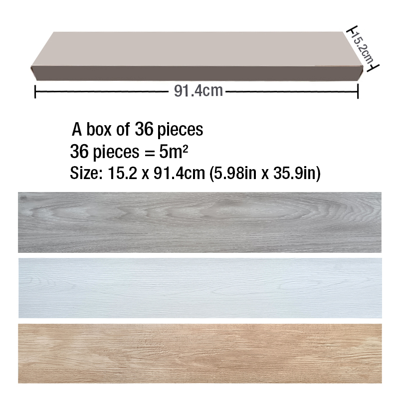 36pc PVC Self-adhesive Wood Gr - огляд і ціна Commercial Kitchen Tiles