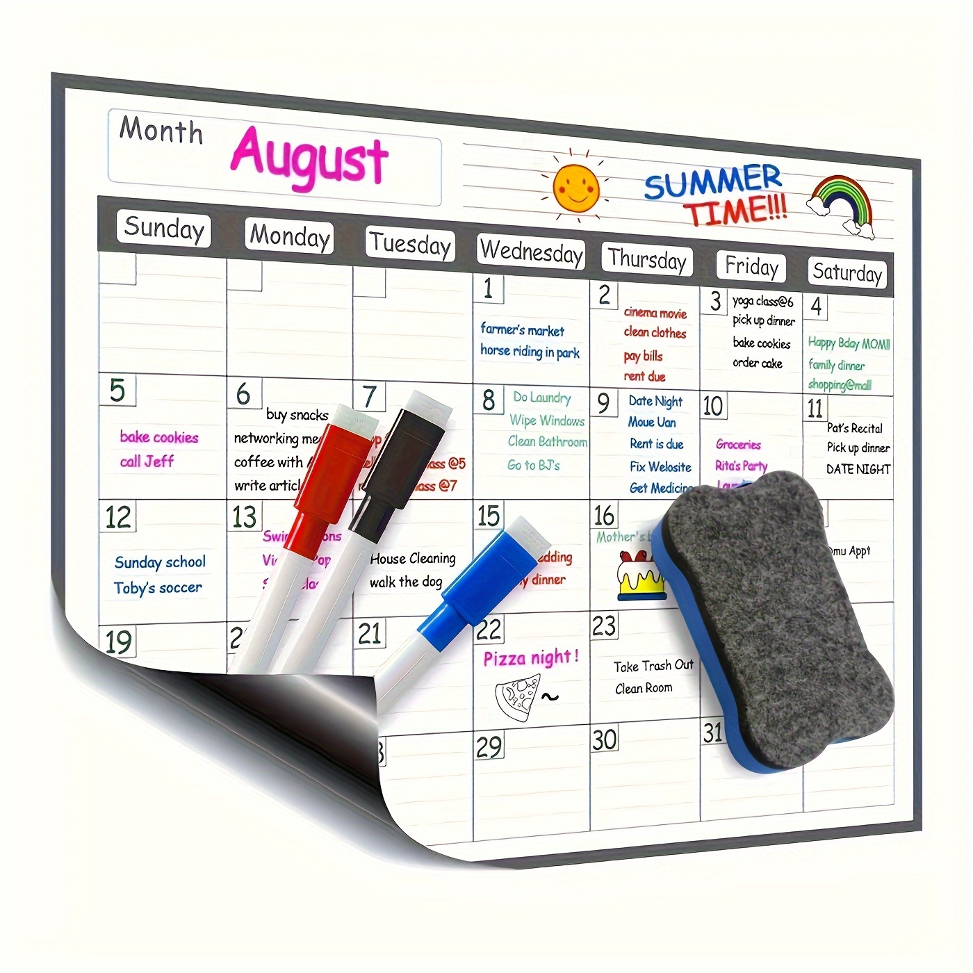 Magnetic refrigerator calendar - огляд і ціна Commercial Kitchen Layout