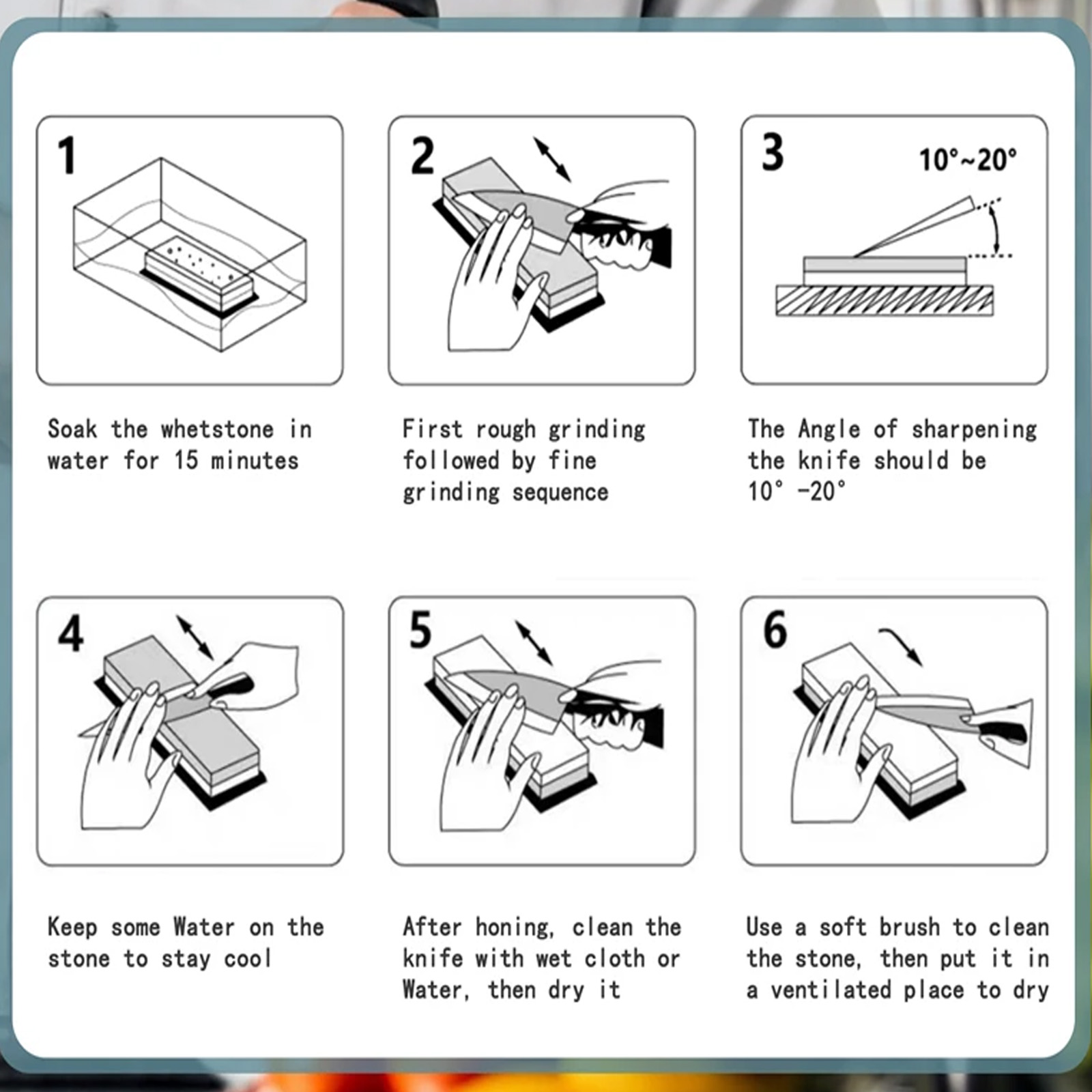 Whetstone Sharpening Stones Pr - огляд і ціна Commercial Kitchen Knives