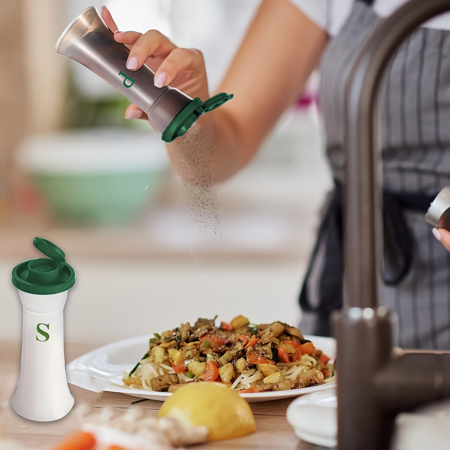 2pcs Large Salt & Pepper Shake - огляд і ціна Commercial Kitchen Utensils