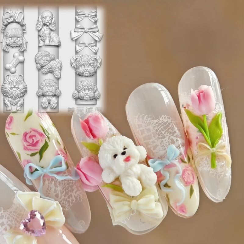 1PCS Cute Nail Silicone Mold K - огляд і ціна Commercial Kitchen Layout