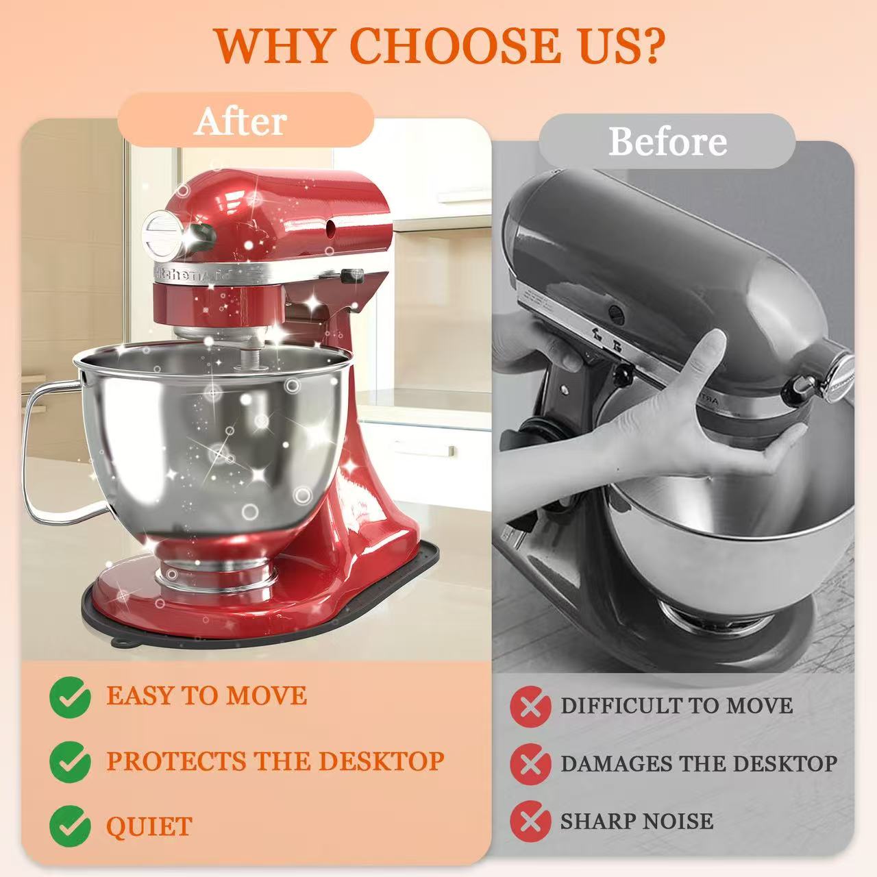 Silicone Sliding Mat for Kitch - огляд і ціна Commercial Kitchenaid