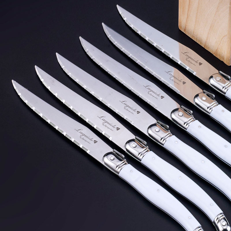 6-8pcs Stainless Steel Steak K - огляд і ціна Commercial Kitchen Knives