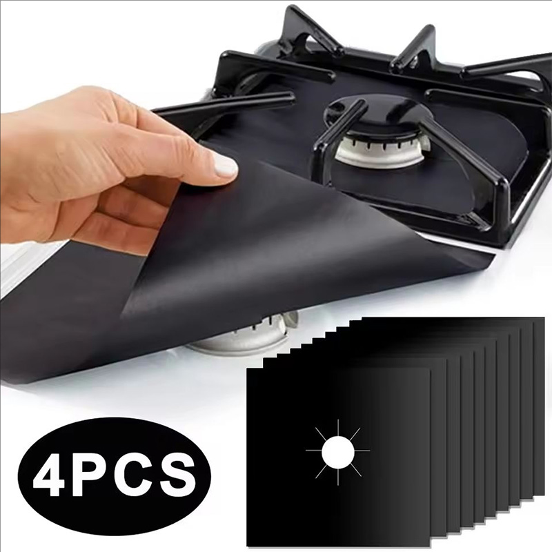 4/8Pcs Gas Stove Protector Coo - огляд і ціна Commercial Kitchen Hood Installation