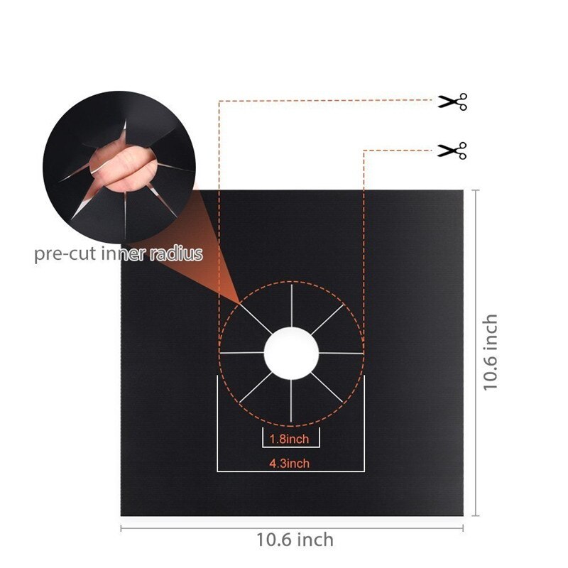 4 Piece Gas Stove Protector Co - огляд і ціна Commercial Kitchen Hood Installation