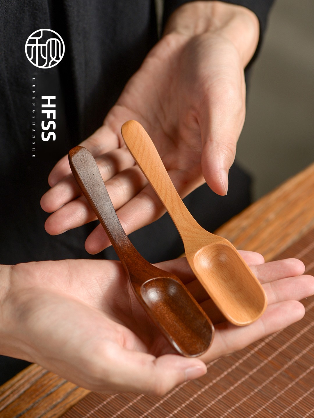 Walnut Wood Tea Spoon Tea Cere - огляд і ціна Commercial Kitchen Utensils