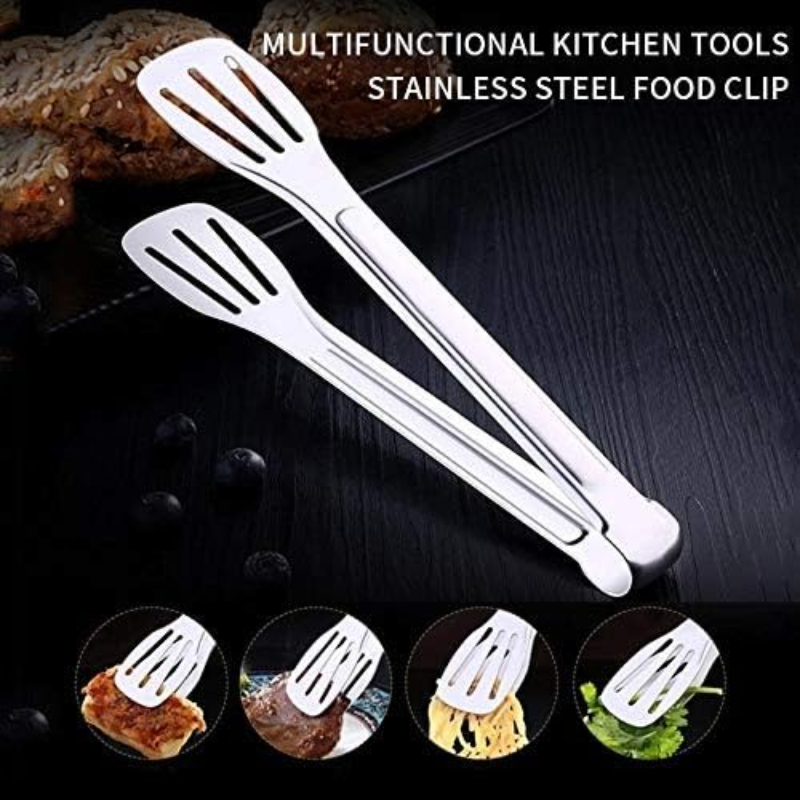 Stainless Steel Food Tongs Kit - огляд і ціна Commercial Kitchen Cooking