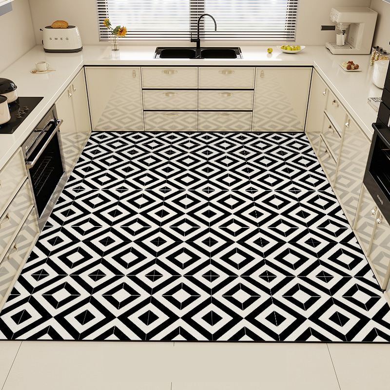 Black Kitchen Rug Pvc Waterpro - огляд і ціна Commercial Kitchen Mats Anti Fatigue