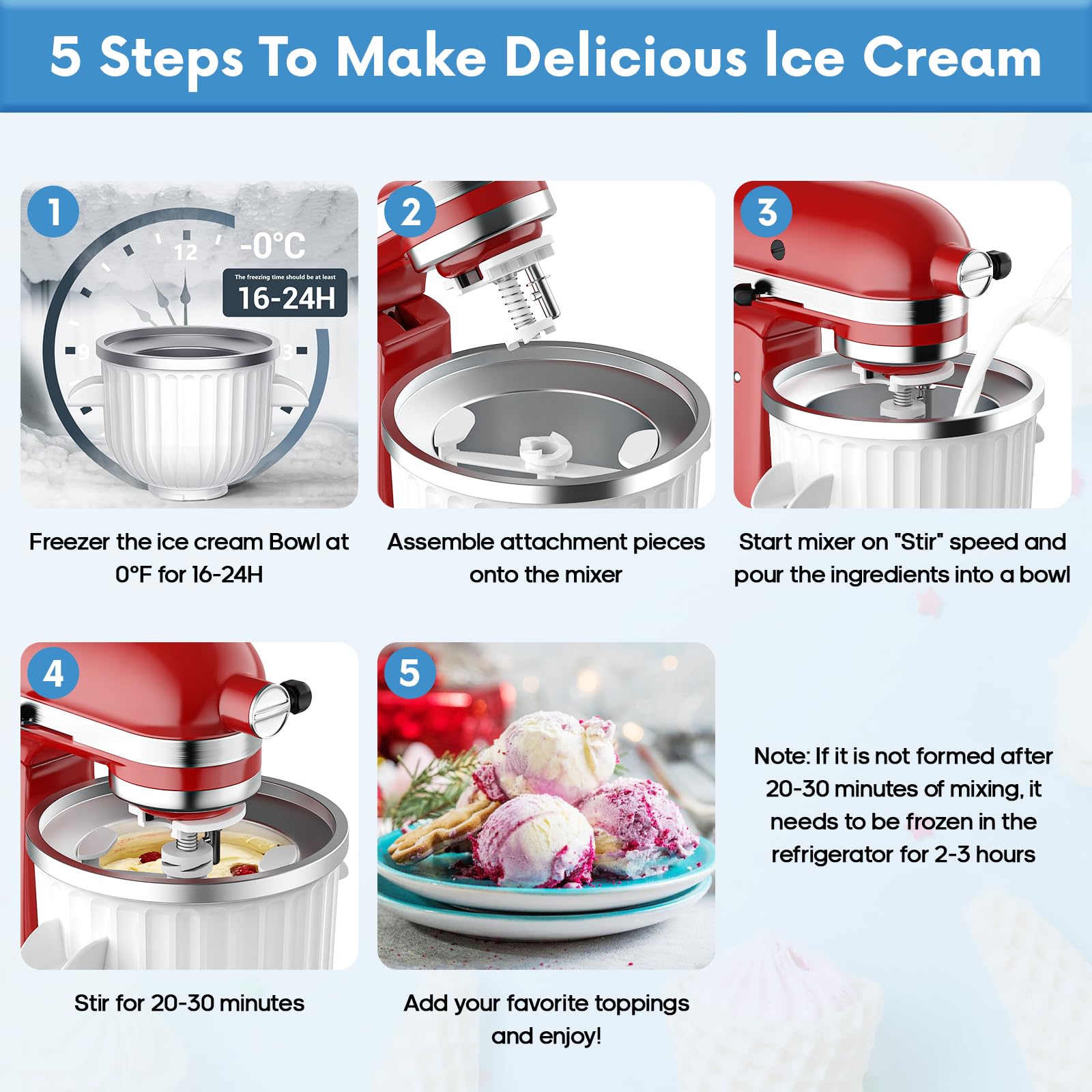 2 Quart Ice Cream Maker Attach - огляд і ціна Commercial Kitchenaid