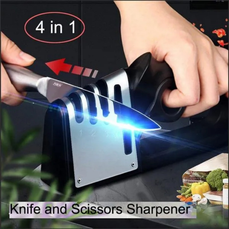 4-in-1 Professional Tungsten F - огляд і ціна Commercial Kitchen Knives