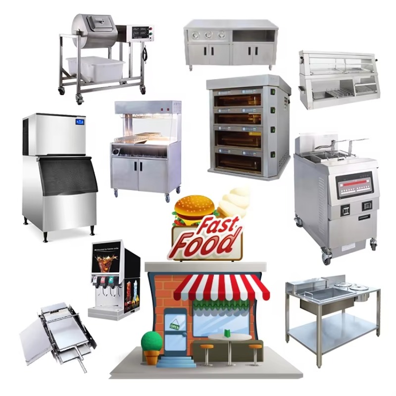 Fast Food Restaurant Equipment - огляд і ціна Commercial Kitchen Layout