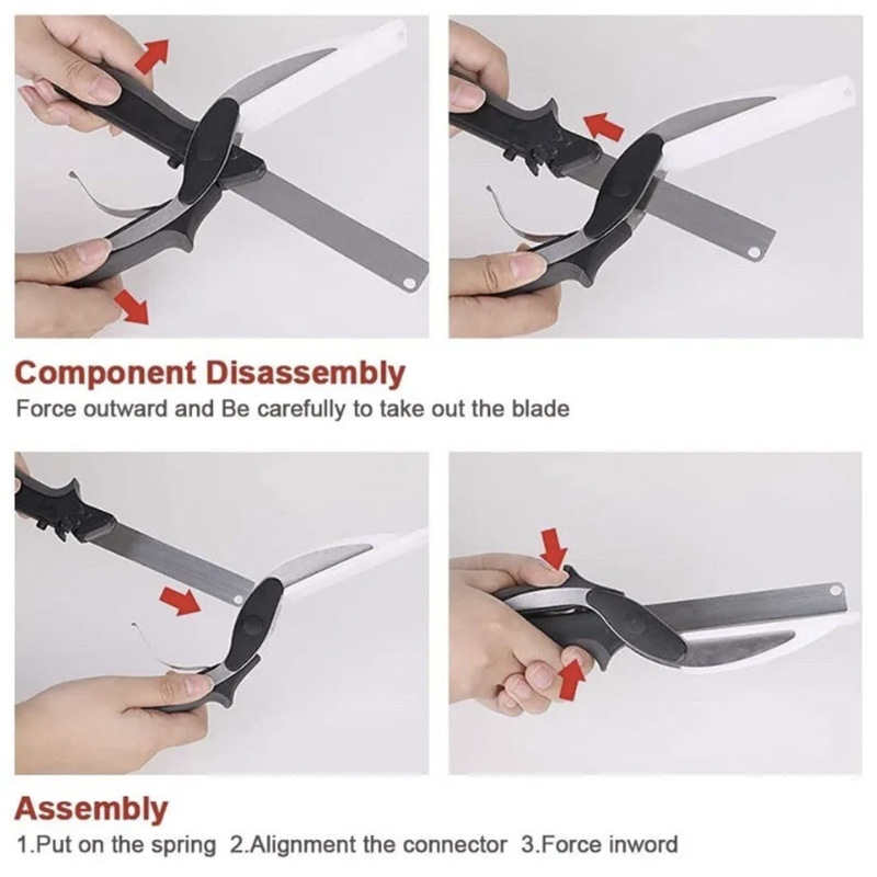 2-in-1 Stainless Steel Kitchen - огляд і ціна Commercial Kitchen Knives