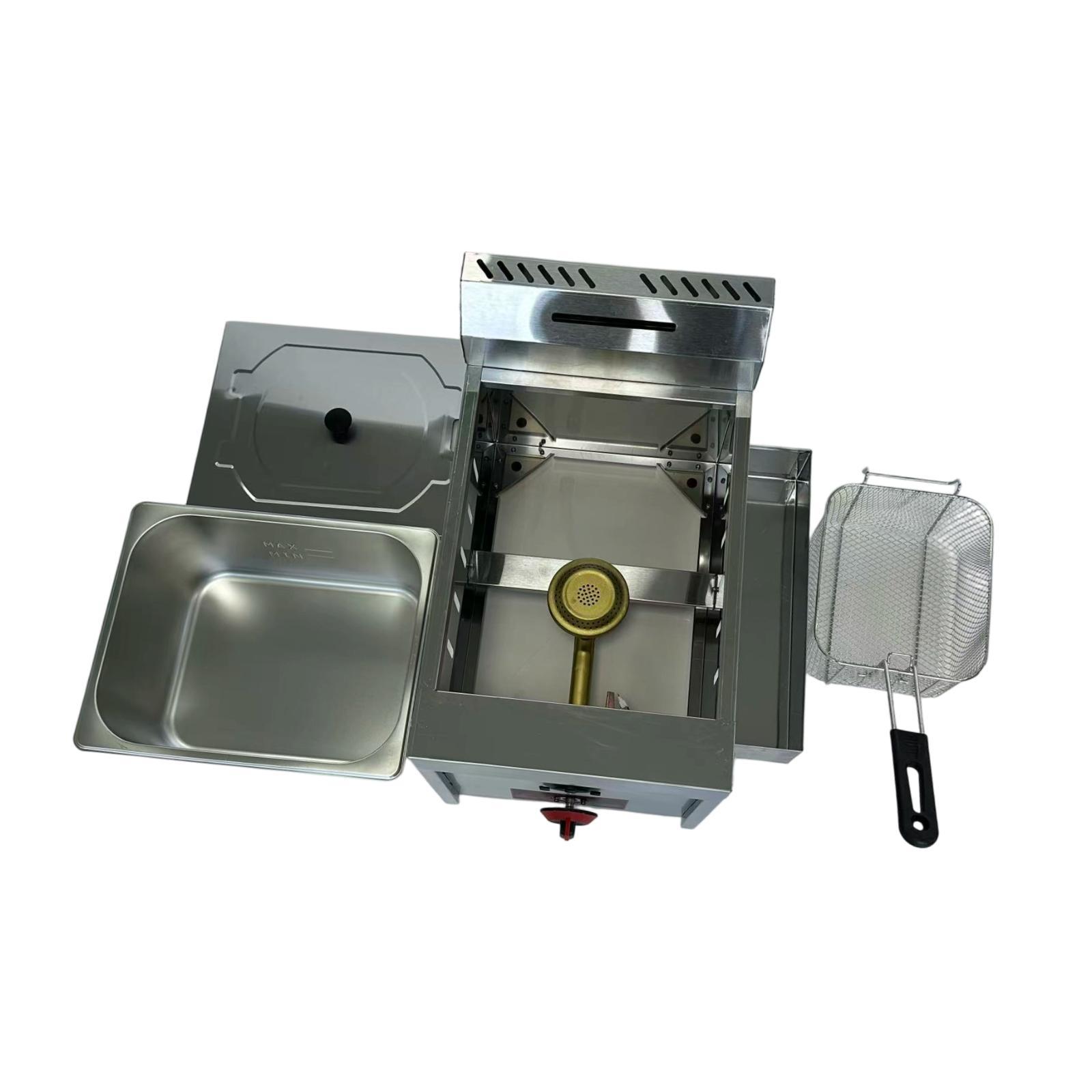 Commercial Deep Fryer Gas Frye - огляд і ціна Commercial Kitchen Appliance