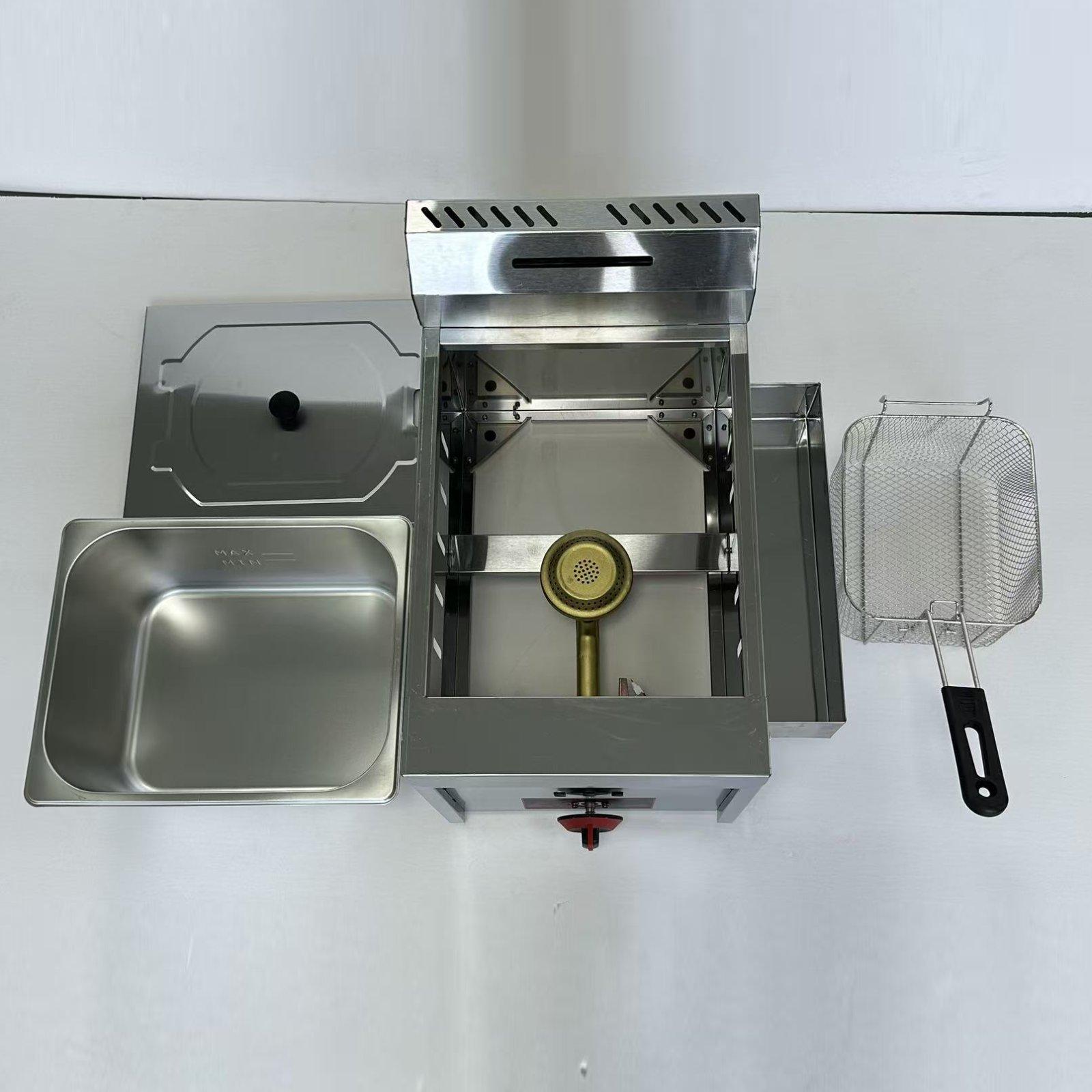 Commercial Deep Fryer Gas Frye - огляд і ціна Commercial Kitchen Appliance