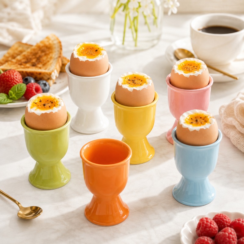 Ceramic Egg Cup Holders Macaro - огляд і ціна Commercial Kitchen Utensils