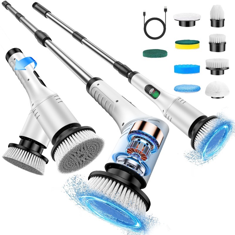 Electric Spin Scrubber 9 in 1  - огляд і ціна Commercial Kitchen Tiles
