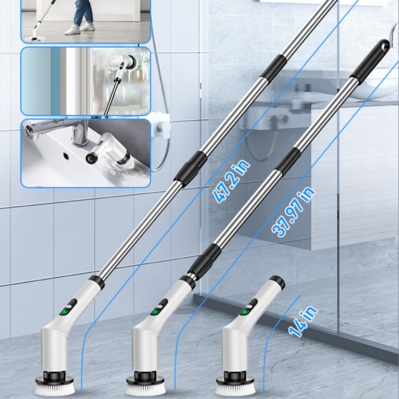Electric Spin Scrubber 9 in 1  - огляд і ціна Commercial Kitchen Tiles