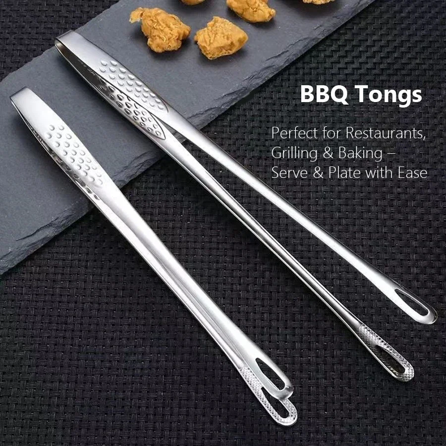 Stainless Steel Kitchen Tongs  - огляд і ціна Commercial Kitchen Cooking