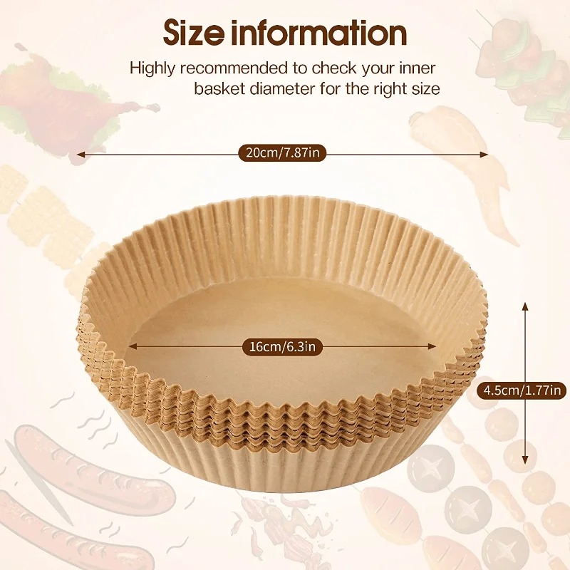 Air Fryer Paper Liners Disposa - огляд і ціна Commercial Kitchen Appliance