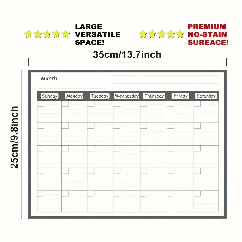Magnetic refrigerator calendar - огляд і ціна Commercial Kitchen Layout